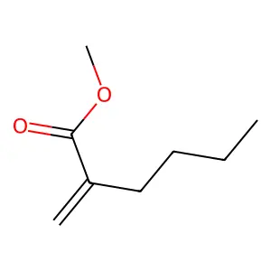 Methyl 2-methylidenehexanoate structure