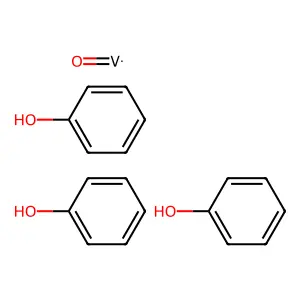 Oxotriphenoxyvanadium structure
