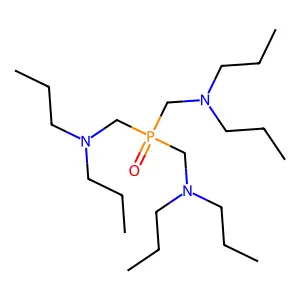 N-[bis[(dipropylamino)methyl]phosphorylmethyl]-N-propylpropan-1-amine structure