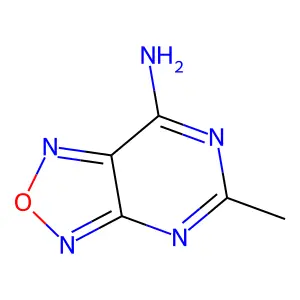 5-Methyl-[1,2,5]oxadiazolo[3,4-d]pyrimidin-7-amine structure