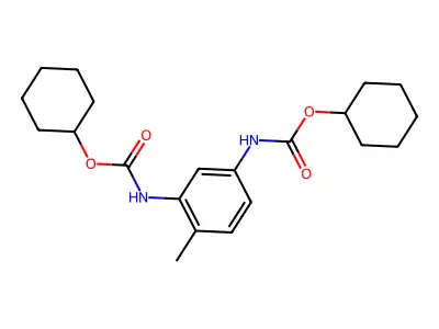 N,N'-Bis(cyclohexyloxycarbonyl)-4-methyl-1,3-phenylenediamine structure