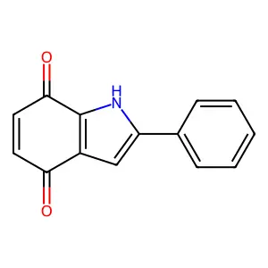 2-phenyl-1H-indole-4,7-dione structure