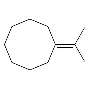 Cyclooctane, (1-methylethylidene)- structure