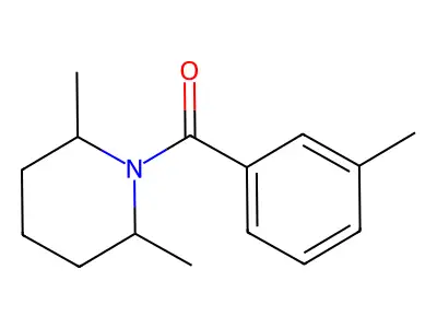 (2,6-Dimethylpiperidin-1-yl)(3-methylphenyl)methanone structure