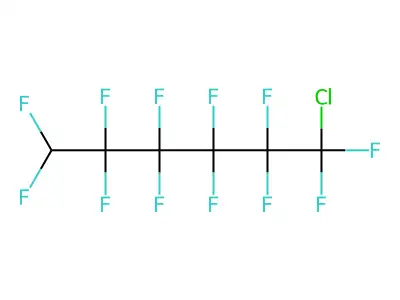 1-Chloro-1,1,2,2,3,3,4,4,5,5,6,6-dodecafluorohexane structure