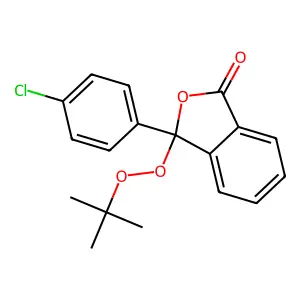 3-(tert-Butyldioxy)-3-(4-chlorophenyl)phthalide structure