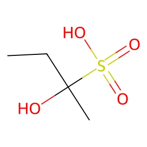 2-Hydroxybutane-2-sulfonic acid structure