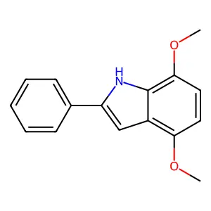 4,7-dimethoxy-2-phenyl-1H-indole structure