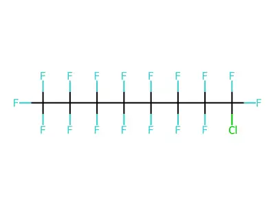 1-Chloroheptadecafluorooctane structure