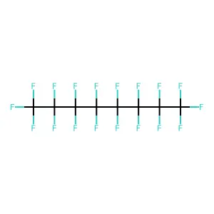 全氟辛烷 structure