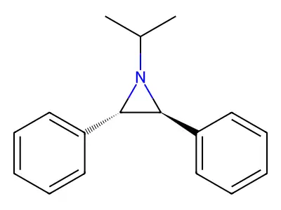 2,3-Diphenyl-1-propan-2-ylaziridine structure