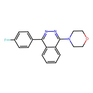 1-(4-Fluorophenyl)-4-(morpholin-4-yl)phthalazine structure