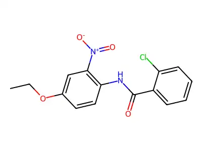 2-chloro-N-(4-ethoxy-2-nitrophenyl)benzamide structure