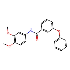 N-(3,4-dimethoxyphenyl)-3-phenoxybenzamide structure