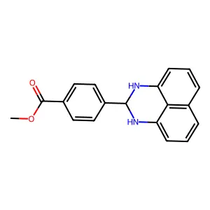 methyl 4-(2,3-dihydro-1H-perimidin-2-yl)benzoate structure
