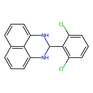 2-(2,6-dichlorophenyl)-2,3-dihydro-1H-perimidine structure
