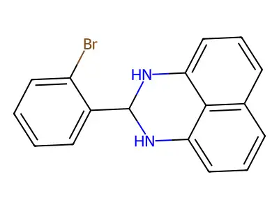 2-(2-bromophenyl)-2,3-dihydro-1H-perimidine structure