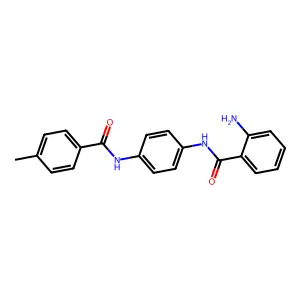 2-amino-N-[4-[(4-methylbenzoyl)amino]phenyl]benzamide structure