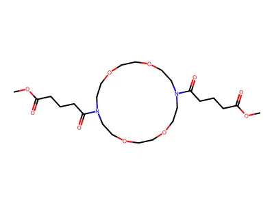 5-[16-(4-Methoxycarbonyl-butyryl)-1,4,10,13-tetraoxa-7,16-diaza-cyclooctadec-7-y structure