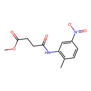 Methyl 4-(2-methyl-5-nitroanilino)-4-oxobutanoate structure