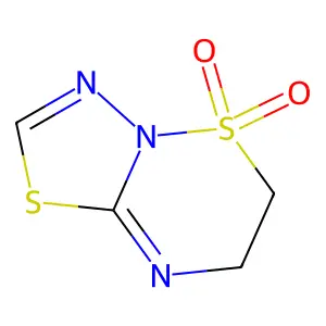 6,7-Dihydro[1,3,4]thiadiazolo[3,2-b][1,2,4]thiadiazine 5,5-dioxide structure