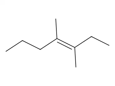 (E)-3-Heptene, 3,4-dimethyl- structure