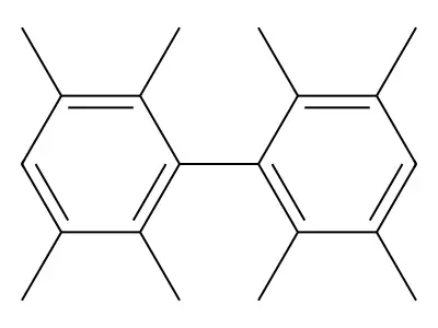 1,2,4,5-Tetramethyl-3-(2,3,5,6-tetramethylphenyl)benzene structure