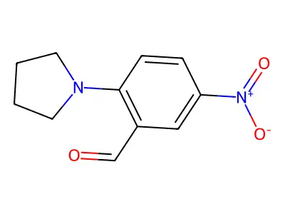 5-Nitro-2-(pyrrolidin-1-yl)benzaldehyde structure