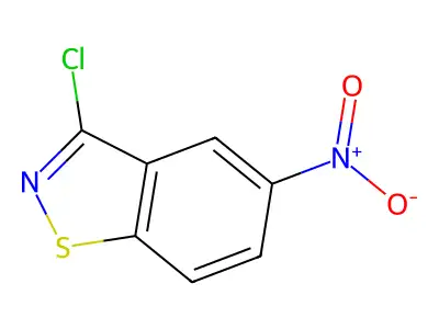 1,2-Benzisothiazole, 3-chloro-5-nitro- structure