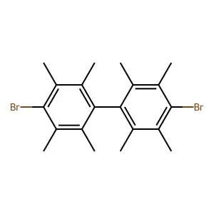 4,4'-Dibromo-2,2',3,3',5,5',6,6'-octamethylbiphenyl structure