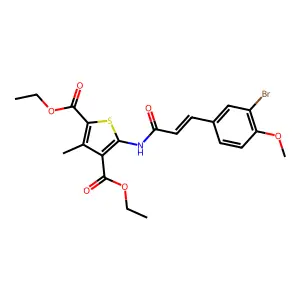 C21H22BrNO6S structure
