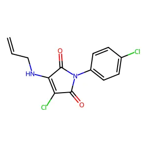 3-(allylamino)-4-chloro-1-(4-chlorophenyl)-1H-pyrrole-2,5-dione structure