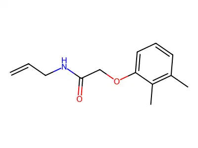 2-(2,3-dimethylphenoxy)-N-prop-2-enylacetamide structure