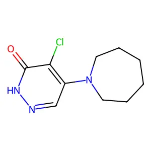 4-(azepan-1-yl)-5-chloro-1H-pyridazin-6-one structure