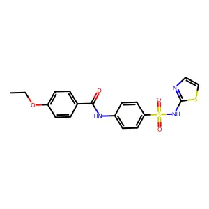 4-ethoxy-N-[4-(1,3-thiazol-2-ylsulfamoyl)phenyl]benzamide structure