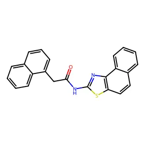2-(Naphthalen-1-YL)-N-{naphtho[1,2-D][1,3]thiazol-2-YL}acetamide structure