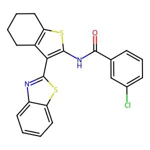 C22H17ClN2OS2 structure