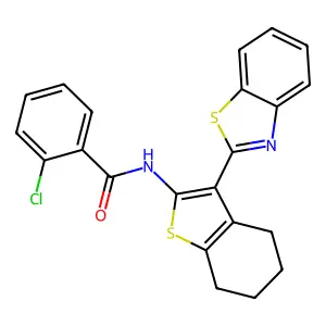 C22H17ClN2OS2 structure