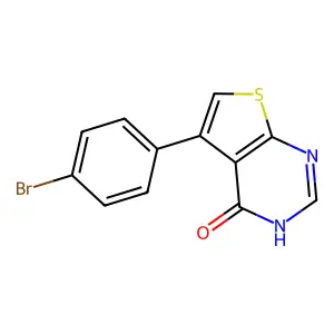 5-(4-bromophenyl)-3H,4H-thieno[2,3-d]pyrimidin-4-one structure