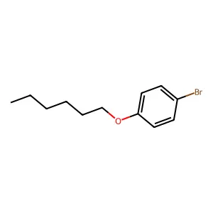 Benzene, 1-bromo-4-(hexyloxy)- structure