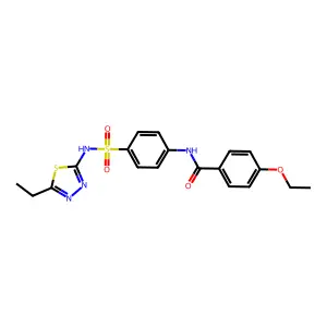 4-ethoxy-N-{4-[(5-ethyl-1,3,4-thiadiazol-2-yl)sulfamoyl]phenyl}benzamide structure