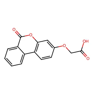 2-((6-氧代-6H-苯并[c]色烯-3-基)氧基)乙酸 structure