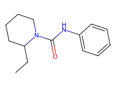 2-ethyl-N-phenylpiperidine-1-carboxamide structure