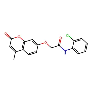 N-(2-chlorophenyl)-2-[(4-methyl-2-oxo-2H-chromen-7-yl)oxy]acetamide structure
