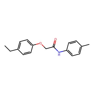 2-(4-ethylphenoxy)-N-(4-methylphenyl)acetamide structure