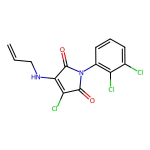 3-(allylamino)-4-chloro-1-(2,3-dichlorophenyl)-1H-pyrrole-2,5-dione structure