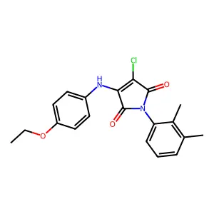 3-Chloro-1-(2,3-dimethylphenyl)-4-(4-ethoxyanilino)pyrrole-2,5-dione structure