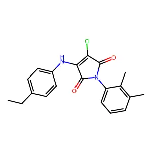 3-Chloro-1-(2,3-dimethylphenyl)-4-(4-ethylanilino)pyrrole-2,5-dione structure