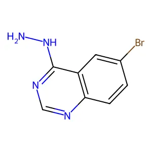 6-Bromo-4-hydrazinylquinazoline structure