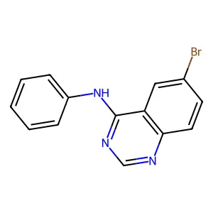 6-bromo-N-phenylquinazolin-4-amine structure